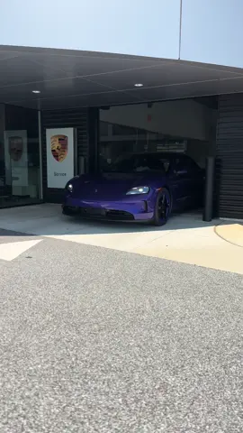 The 2025 Porsche Taycan4 — Electrifying in all colors ⚡️  Come check out this bold Purple Sky Metallic over Blackberry/Chalk interior right here at Porsche Mobile  #PorscheMobile #Porsche #Taycan #ElectricCars #LuxuryCars #LuxuryRedefined #New #Explore 
