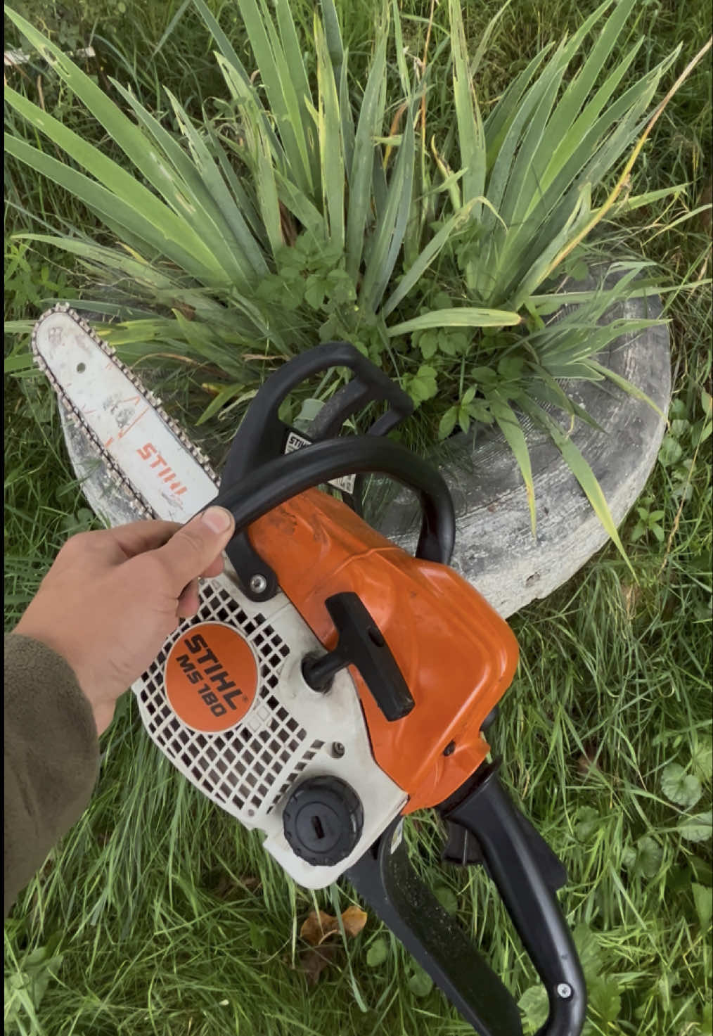 STIHL - MS 180 Work ☠️🪚 #stihl YouTube - RUSLAN LUZHETSKYI 