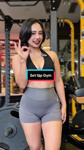 Set tập gym trẻ trung, tự tin đồng hành cùng bạn mọi buổi tập 🏋️‍♀️ #vothao #dotapgymnu #aotapgym #quantapgym #settapgym