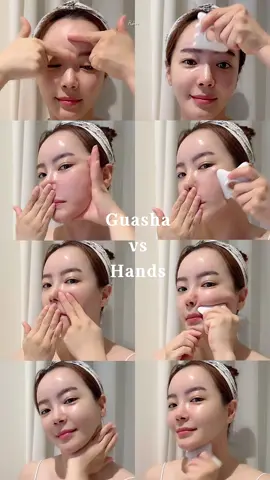 💆🏻‍♀️ Hands + Gua Sha Your perfect lifting duo ✨ * Benefits of Hands ✔ Naturally boosts blood circulation ✔ Gentle pressure for sensitive areas ✔ Quick & easy self-care anywhere * Benefits of Gua Sha ✔ Reaches deeper muscle layers for maximum lifting ✔ Stimulates lymph flow → reduces puffiness ✔ Provides consistent pressure for better results ▶️ Frown lines smoothing → 10 reps ▶️ Smile line lifting → 10 reps ▶️ Cheek contour tightening → 10 reps ▶️ Double chin slimming & V-line shaping → 10 reps Wake up circulation with your hands, finish lifting with the RAHEECO Gua Sha 🌿 Just 10 minutes a day for a firmer, defined face! 📌 Save & practice daily 💬 Comment your concern areas below! ________ 💆🏻‍♀️ 손 + 라히코 반지괄사 둘 다 놓칠 수 없는 리프팅 루틴✨ * 손 마사지의 장점 ✔ 피부 온도를 높여 혈액순환 촉진 ✔ 섬세한 압력 조절로 예민한 부위 관리 가능 ✔ 언제 어디서나 간편하게 셀프케어 * 반지괄사의 장점 ✔ 손보다 깊은 근육층까지 자극해 리프팅 효과 극대화 ✔ 림프 순환을 촉진해 붓기 완화에 탁월 ✔ 일정한 힘과 각도로 안정적인 마사지 가능 ▶️ 미간 주름 완화 → 10회 반복 ▶️ 팔자주름 리프팅 → 10회 반복 ▶️ 처진 얼굴 라인 UP → 10회 반복 ▶️ 이중턱 정리 & 브이라인 완성 → 10회 반복 손으로 순환을 깨우고, 반지괄사로 리프팅을 완성하는 시너지 루틴! 매일 10분, 작은 습관이 얼굴선을 바꿔요 🌿 📌 저장해두고 매일 따라하기 💬 고민되는 부위는 댓글로 알려주세요! #faceyoga #페이스요가#페이스요기ᆞassage #guasha  #반지괄사   