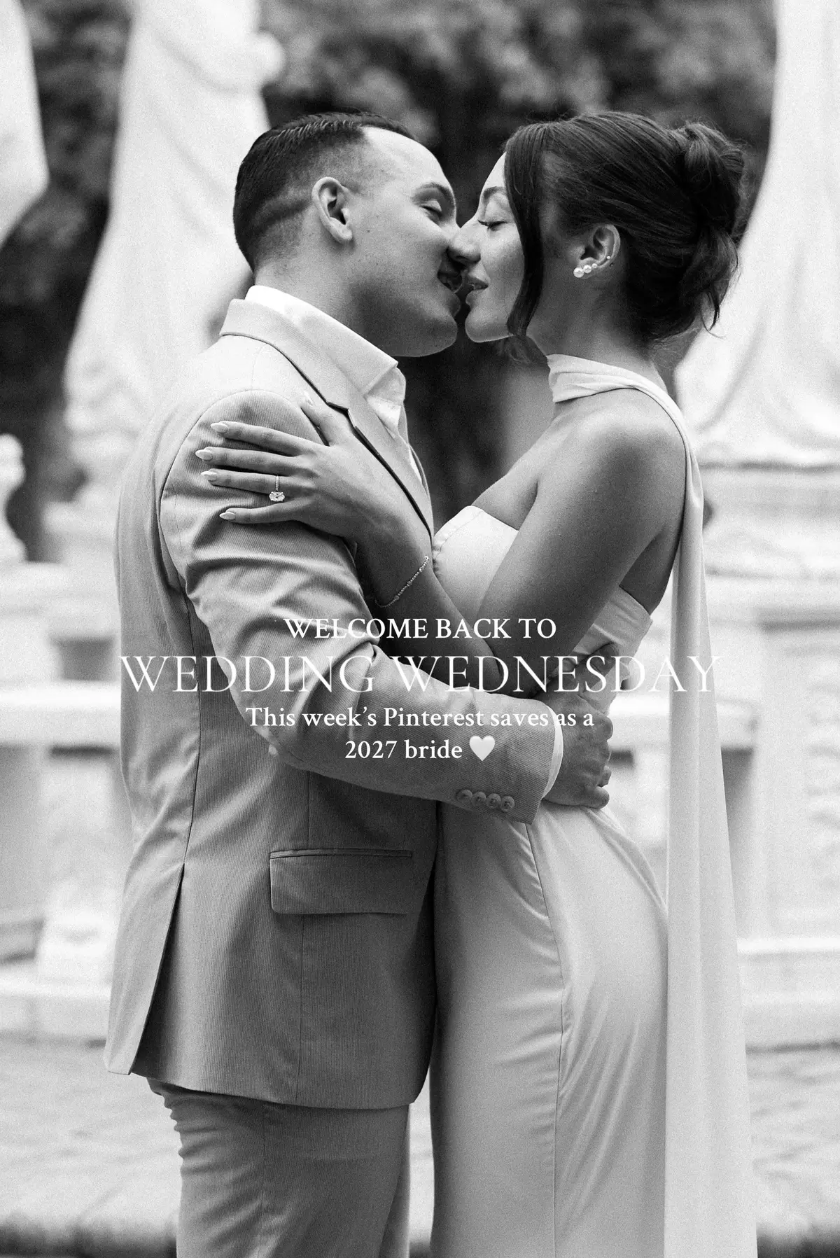 This week’s Pinterest saves as a 2027 bride! #bride #fyp #weddinginspo #wedding #bridetobe 