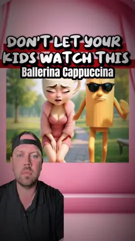 Ballerina Cappuccina | Don’t let your kids watch this #ballerinacappuccina #italianbrainrot #parentsoftiktok 