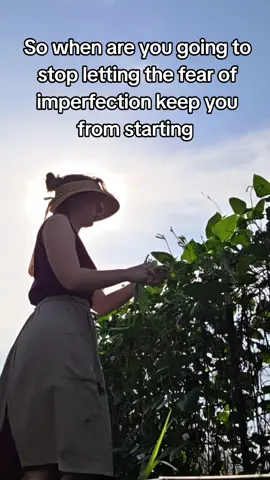 perfection doesn't come the first time, or second, and to be totally honest it never really happens. read a few books, watch a few videos, and never stop learning along the way. #homestead #lifelonglearning #garden #letitgo #fear 