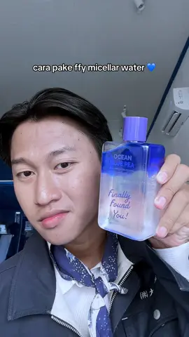 cowo cewe bisa pakeee ! ffy micellar water 💙 #ffy #micellarwater #micellarwaterviral #doublecleansing #finallyfoundyou 