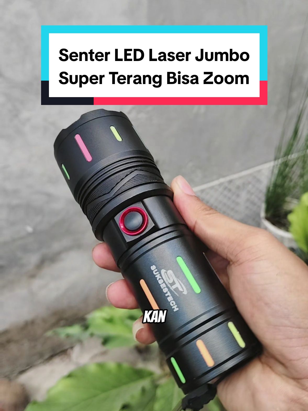 senter led laser premium super terang bisa zoom dan bisa jadi powerbank #senterled #sentersuperterang #senterpowerbank 