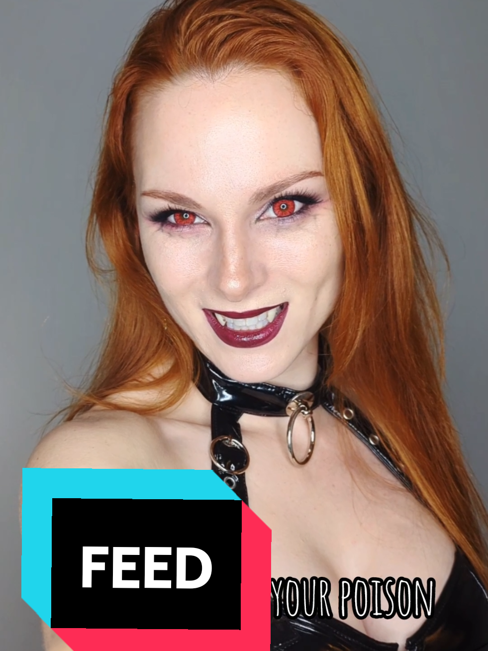 Spooky season is around the corner, y'all. FEED just dropped and you know I had to bring my vampire back out... Huge thanks to @TX2 and @DeathbyRomy for collabing and trusting me with this video! #fangs #feed #musicrelease #vampire 