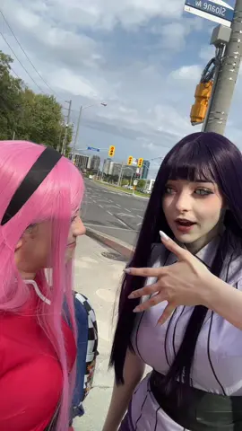 The most accurate representation of how fan expo Saturday felt for me 😭 @Sage ♡ #hinata #hinatacosplay #sakura #sakuracosplay #naruto 