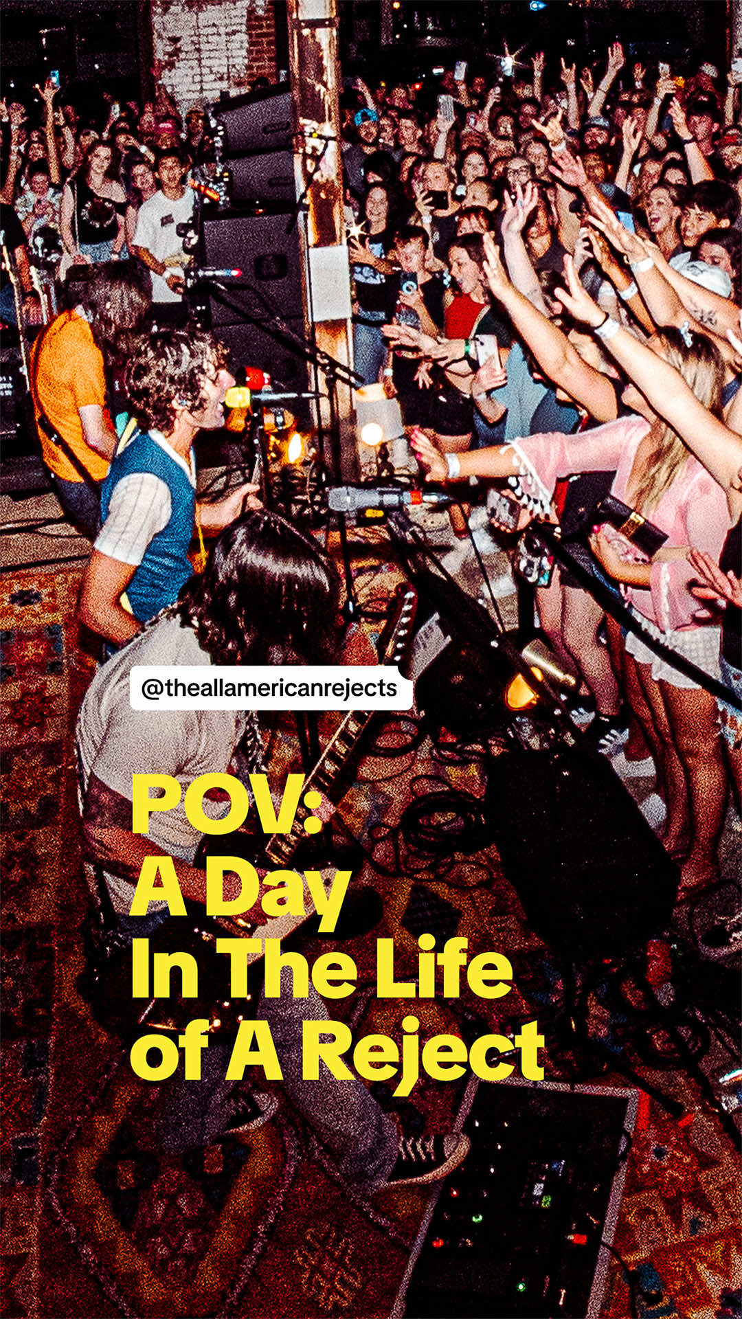 summer moment: watching @The All-American Rejects take over backyards (and our feeds) with their house party tour 🤘
