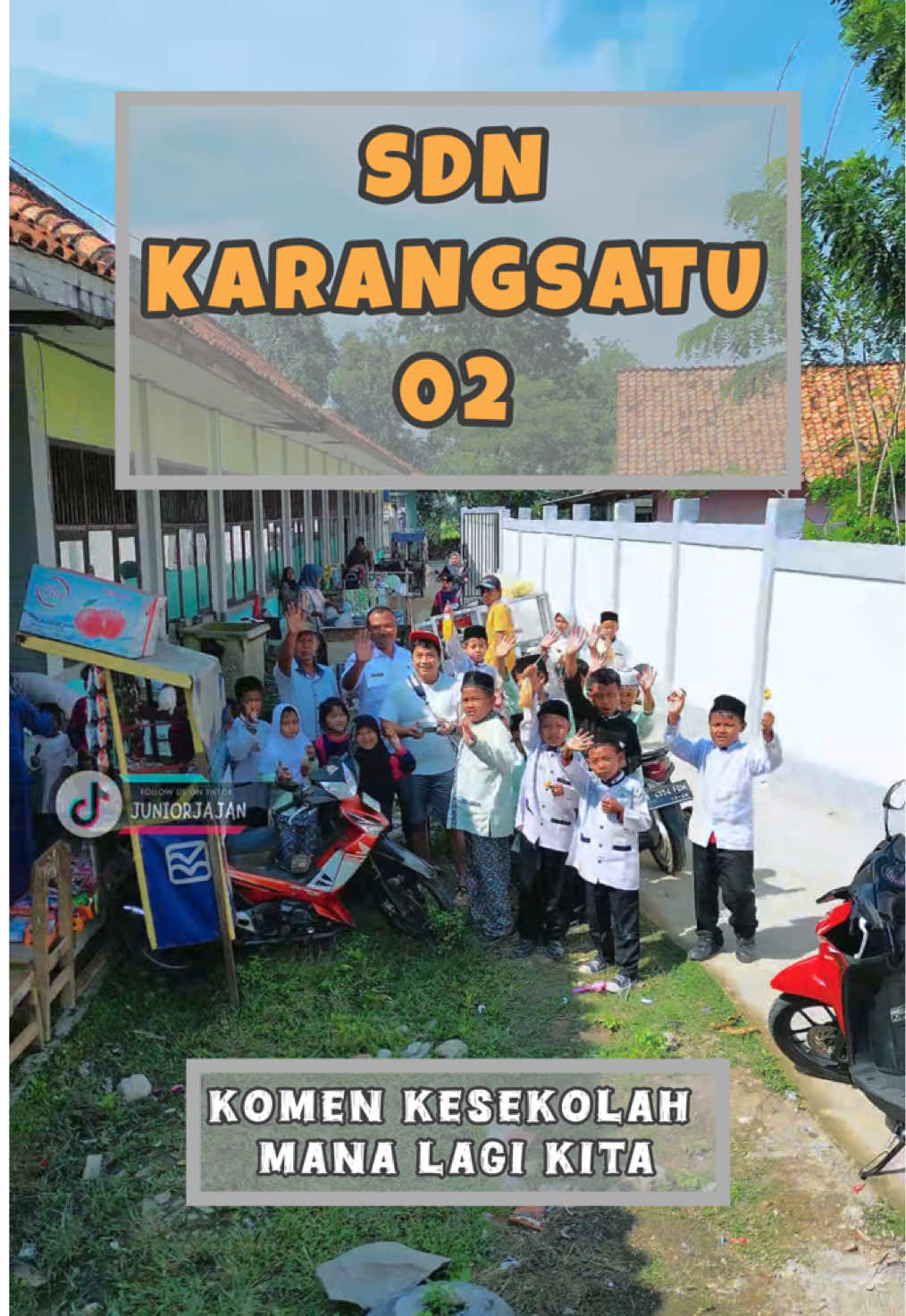 HALLO SALAM  Dari SDN KARANGSATU 02 Next kita kesekolahan siapa hayo komen follow nama sekolahan kalian ya  #juniorjajan #cikarang #indonesia🇮🇩 #bocil #fyp 