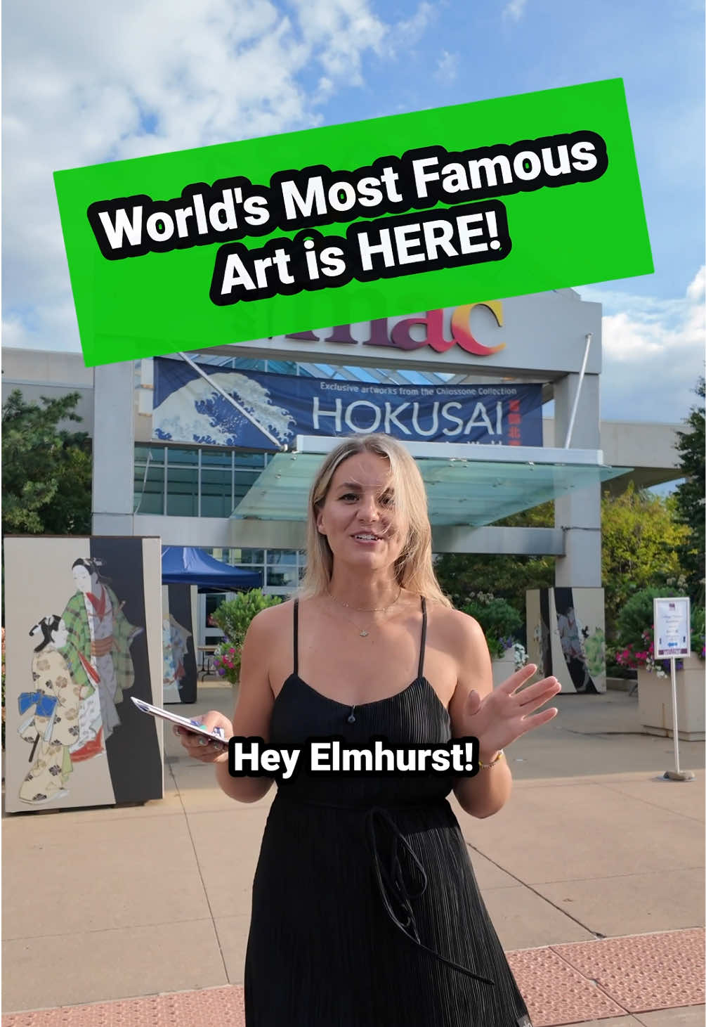 Did you know that one of the world's most iconic artworks is actually at College of DuPage right now?! 🌊 Through September, you can visit 