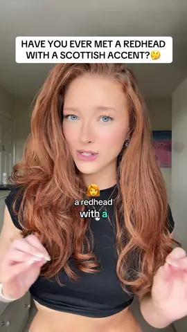 the ginger army not only teaches how to live basic things but it also removes our scottish accent 😭#fyp #scottishaccent #redhead #redheadfacts #scottish 