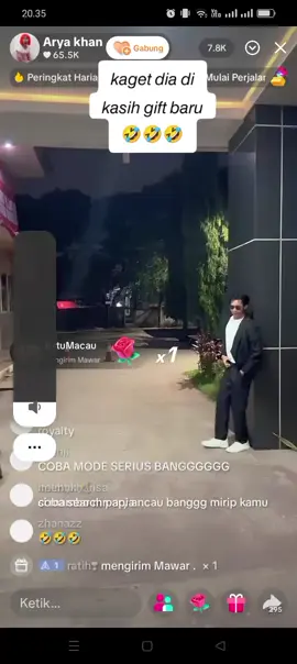𝘢𝘴𝘭𝘪 𝘨𝘢 𝘣𝘰𝘴𝘦𝘯 𝘬𝘢𝘭𝘰 𝘭𝘪𝘢𝘵 𝘥𝘪𝘢 𝘭𝘪𝘷𝘦 🤣🤣🤣 #fypシ゚ #aryakhan #arya #pinkanmambo #live