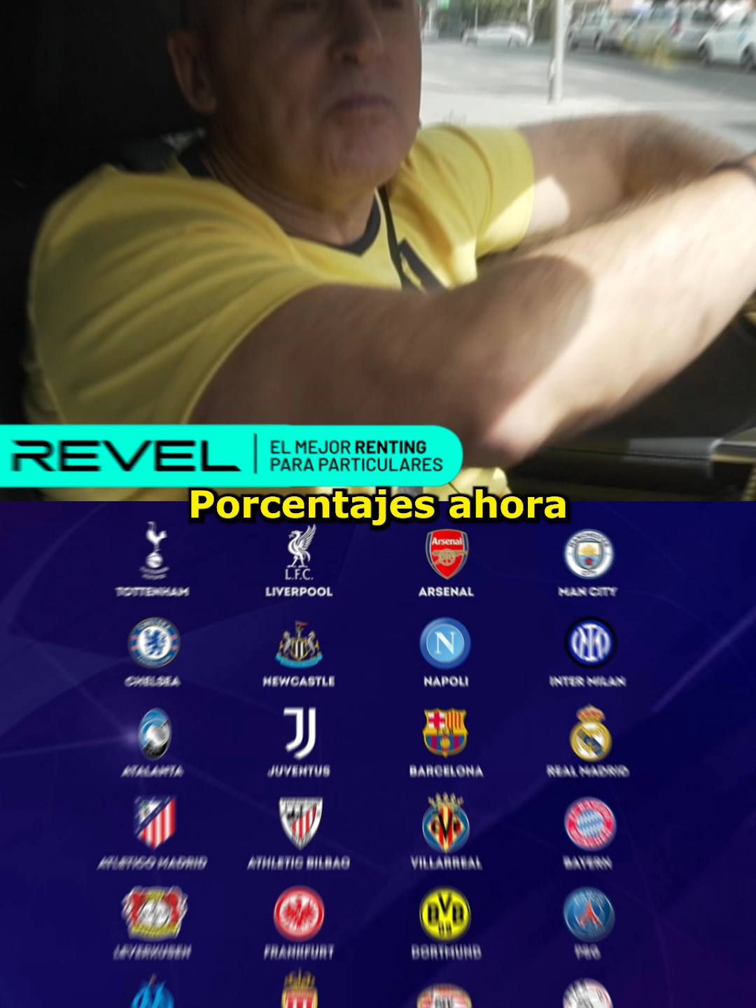 📊 Porcentajes para ganar la Champions League... ¿Hay sorpresa? ¿Quién es mi favorito? ¿Y el vuestro, cracks? 🚘 Como siempre, de la mano de los mega cracks de @driverevel. Ya sabéis, ¡los mejores en renting para particulares! Usa el código de descuento: MALDINIxREVEL 💥 #porcentajes #revel