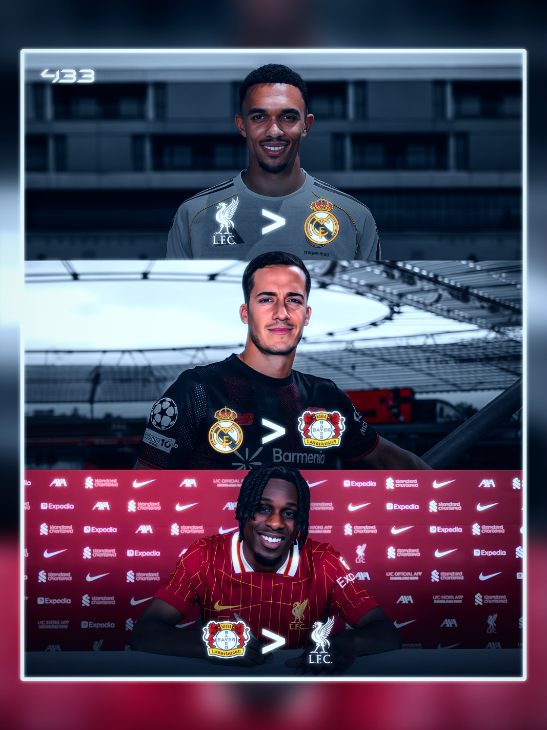 malah tukaran bjirt🤭 #jeremiefrimpong  #alexanderarnold  #lucasvaquez  #sports  #football 