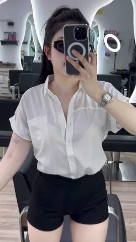 Áo sơmi tay hến #aosomi #aosomitayhen #xhtiktok 