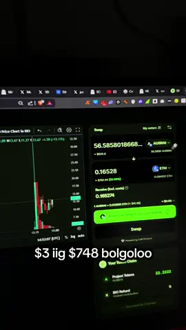 Bio protocol Aubrai agent +700$ profit #crypto #mongolia #money #forex #mongol 