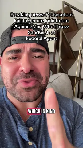 Breaking:  Federal prosecutors were unable to secure a felony assault indictment against the man who threw a sandwich at a federal agent on the streets of Washington this month, according to two people familiar with the matter. The sandwich thrower is free!! #FYP #breakingnews #resist #FDT #liberal