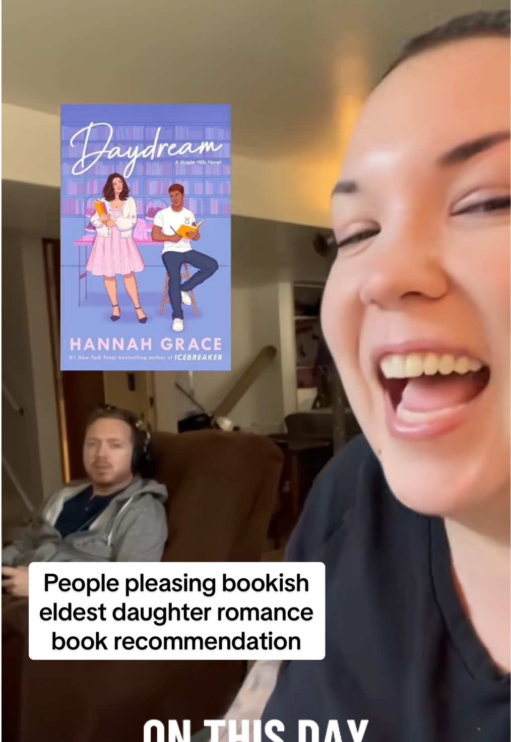 Happy one year anniversary to Daydream aka: the book with me as the main character. Enjoy this people pleasing bookish eldest daughter romance book recommendation 😘 #daydreamhannahgrace #romancebook #eldestdaughter #onthisday 