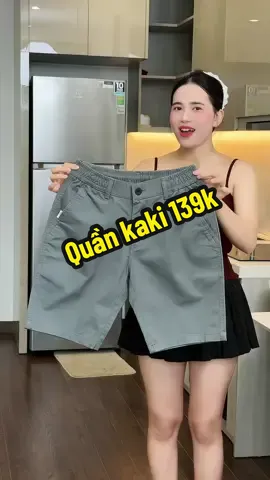 Quần rẻ đẹp mà thoải mái#kieugialinh #quanshortnam #quankaki 