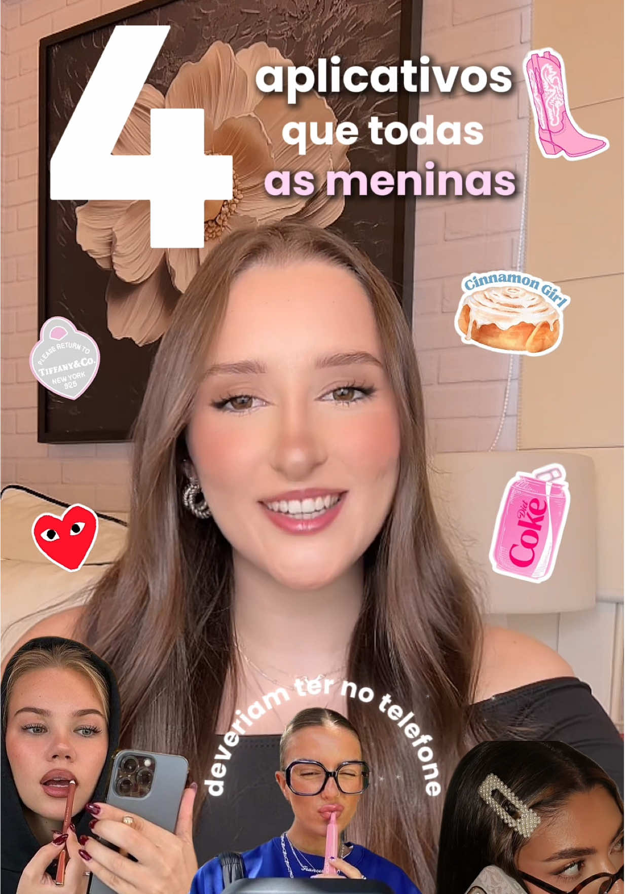 Aplicativos que todas as meninas deveriam ter no telefone!!! 🤸🏼‍♀️🎀👯‍♀️💫🍒😮‍💨💋✨🤝🏻🐆 #girly #girlythings #GlowUp #girls 