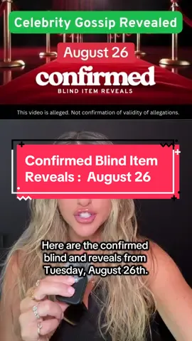Confirmed Blind Item Reveals :  August 26 | Alicia Keys, Swizz Beatz, Drake, Adin Ross, Jenna Ortega, Nicki Minaj, Kenneth Petty, Princess Ingrid Alexandra, The Weeknd | Source: @entylawyer crazydaysandnights.net, agcwebpages.com | Everything in this video is alleged. #Blinditems #blinditemsrevealed #celebritygossip #celebritynews #celebritytiktok 