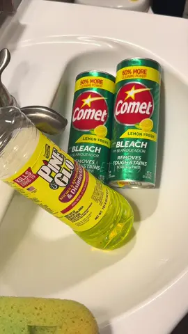 I needa use lemon comet more often. I always forget how good it smells 