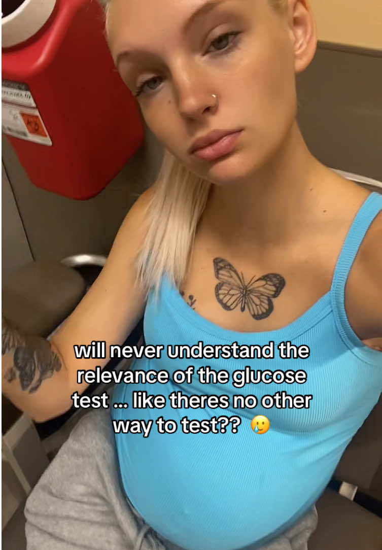 esp at 34w 🥲 & before yall say im overdramatic and it was easy for you to- congrats - ive had blood sugar problems & gestational diabetic all my pregnancies 😀🖕 its different for everyone esp ppl w additional heath issues.  the drink isnt bad - its the way it makes me feel 🥲😫 #glucosetest #pregnancy #pregnant 