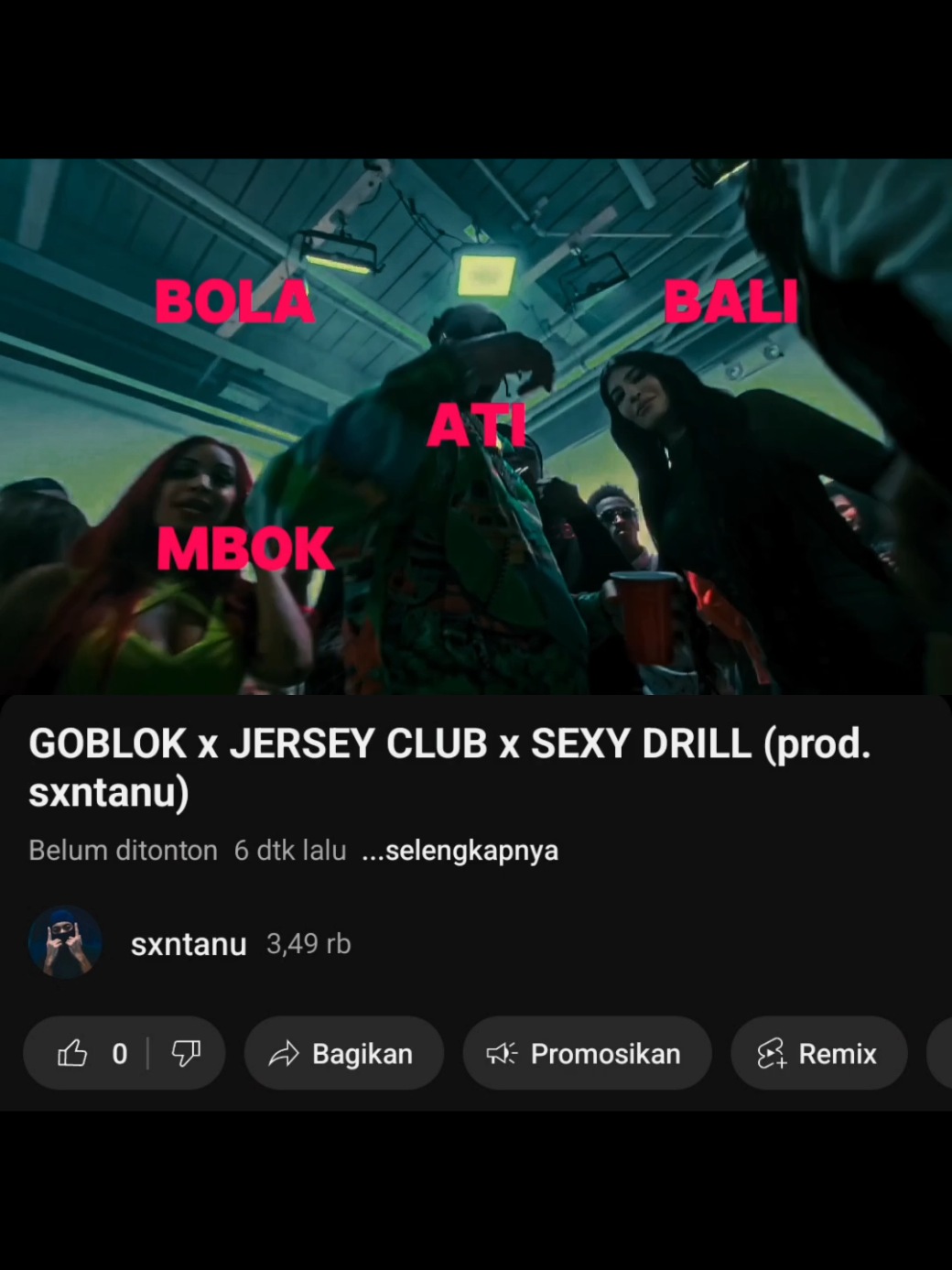 out now on youtube: sxntanu #ndx #ndxaka #ndxakafamilia #jerseyclubremixs #drillremix 
