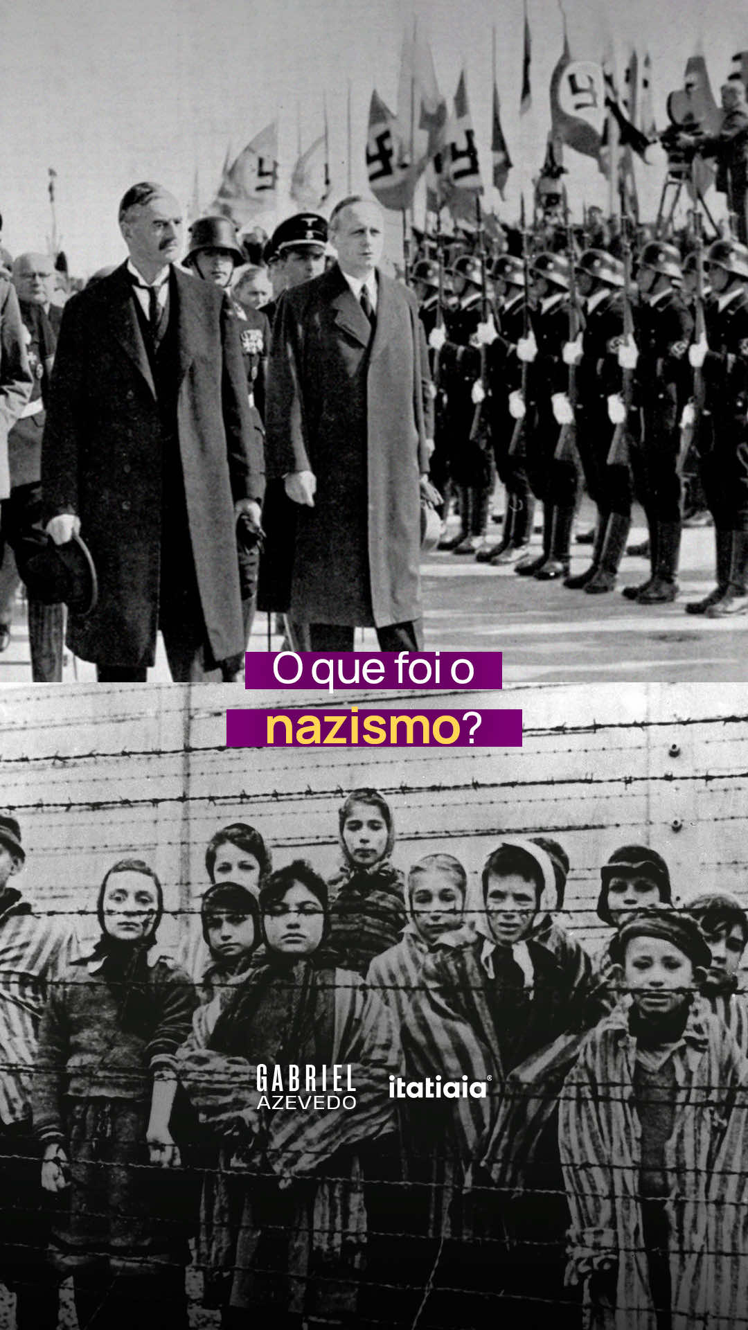 Ensinar o que foi o nazismo exige mostrar sua face mais cruel: os campos de concentração onde milhões de pessoas foram transformadas em cinzas. É esse o ponto central. O nazismo precisa ser lembrado não apenas pelas estradas construídas, pelos discursos inflamados ou pela propaganda, mas sobretudo pelo extermínio de seres humanos. O Partido Nacional-Socialista dos Trabalhadores Alemães surgiu na década de 1920, tendo Adolf Hitler como líder. Em 1923, ele tentou um golpe em Munique, foi preso e escreveu Mein Kampf. Nesse livro, Hitler apresentou uma visão profundamente antissemita e defendeu a segregação e a exclusão dos judeus da vida alemã. Ainda não falava de forma aberta em extermínio físico, mas lançou as bases ideológicas que mais tarde sustentariam o genocídio. O partido nazista cresceu nas eleições, tornando-se a maior bancada do parlamento em 1932, embora sem maioria absoluta. Em 1933, Hitler foi nomeado chanceler. No ano seguinte, com a morte do presidente Hindenburg, unificou os cargos e passou a ser chamado de Führer. A partir daí, as ideias que pareciam apenas retórica começaram a ser colocadas em prática com violência totalitária. Em Auschwitz-Birkenau, na Polônia ocupada, famílias inteiras eram levadas em trens, arrancadas de suas casas sob a promessa de “banhos”, e gaseadas em câmaras disfarçadas de chuveiros. Os corpos eram depois incinerados. As cenas de pais abraçando filhos, encontrados juntos após a morte, revelam a dimensão da barbárie. No Brasil, o nazismo e seus símbolos são proibidos por lei. E a lição essencial permanece: a verdadeira divisão não é entre esquerda e direita, e sim entre democracia e ditadura. Democracia significa não depender de um salvador da pátria ou de líderes autoritários. Significa reconhecer que a construção de uma nação pertence ao povo, em igualdade. Ensinar isso é a melhor forma de impedir que a tragédia do nazismo se repita. #GabrielAzevedo #História #MinasGerais #MG #Brasil 
