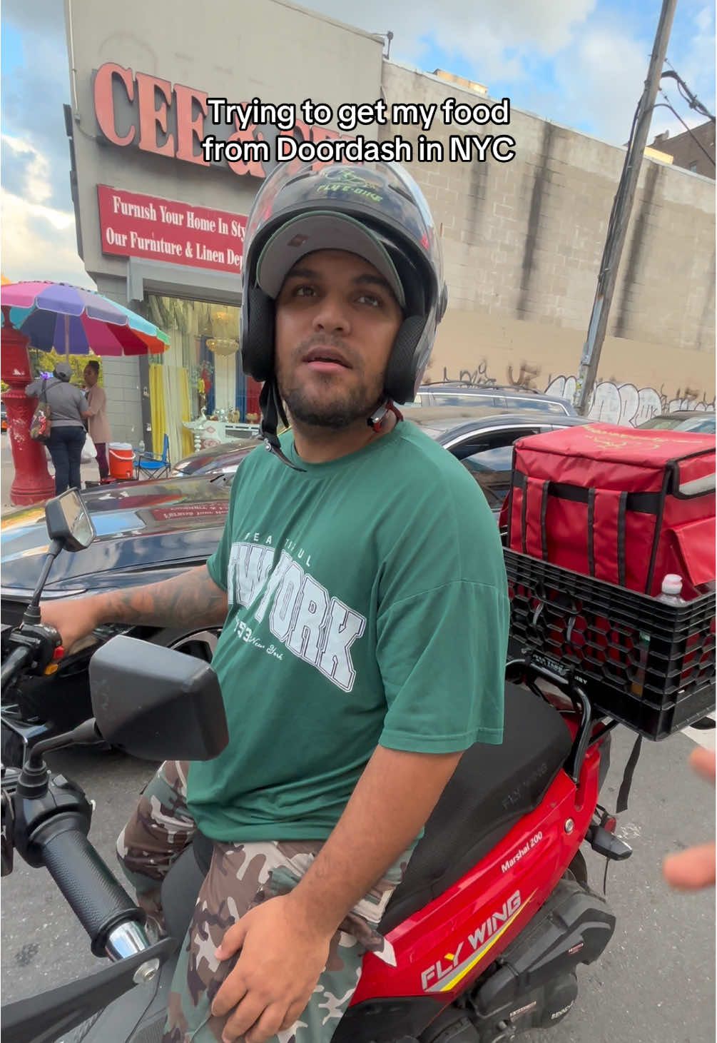 Bro gave my food to someone else smh 😩 #nyclife #bronxny #foryoupage #doordash #ubereats 