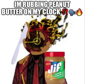im rubbing peanut butter on my clock #limbuscompany  #dantesinferno #dante #limbus #peanutbutter 