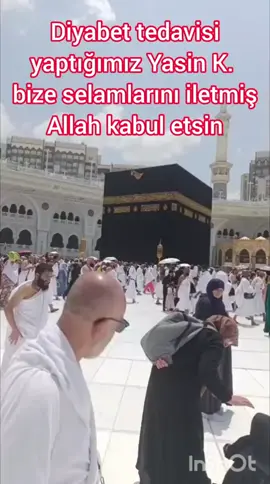 Diyabet tip 2 tedavisini yaptığımız Yasin K . Bize selamlarını iletmiş. Allah kabul eylesin ibadetlerini.