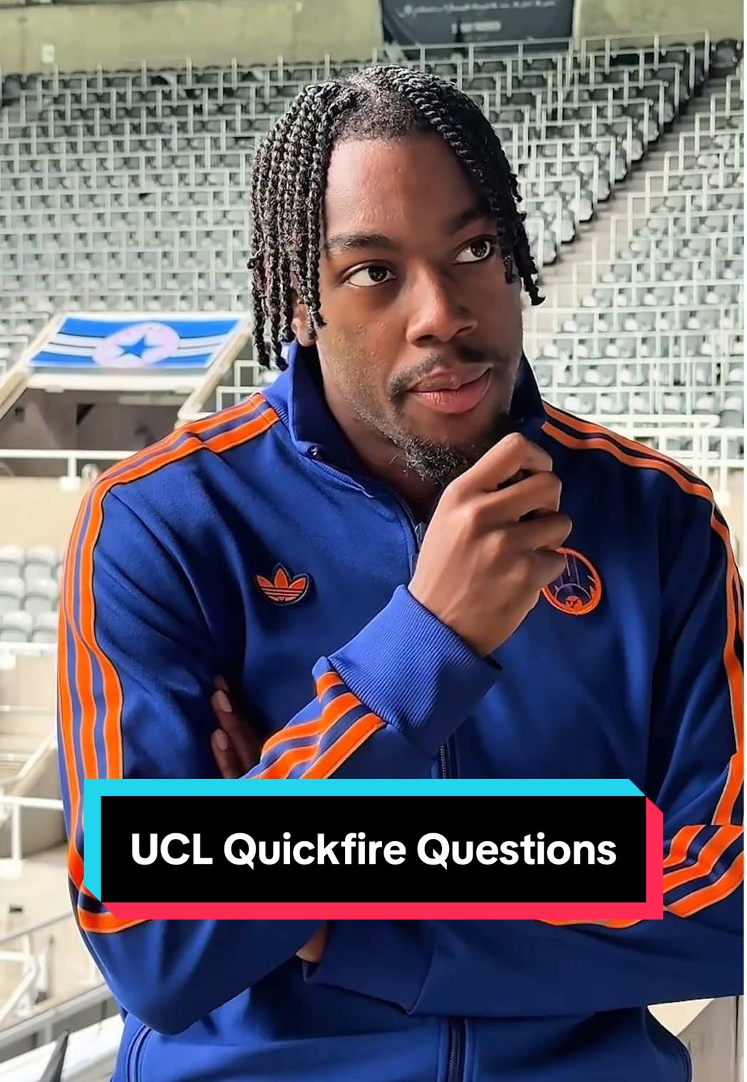 Champions League quickfire questions with Anthony Elanga! ##championsleague##newcastleunited