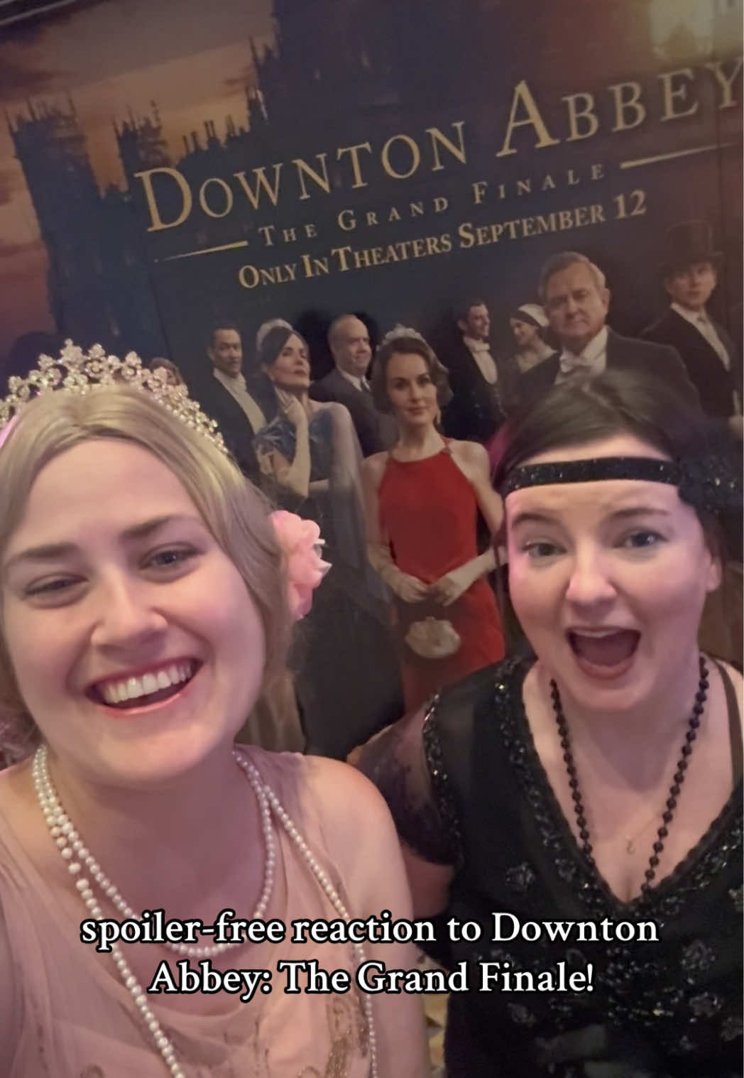 I feel the luckiest to have been invited to one of the very first screenings for @downtonabbeyofficial The Grand Finale thanks to @focusfeatures 🍿🎬🏰 I’ve been a fan for 14 years and have been smiling since seeing the film yesterday, it is seriously SO pefect and fans will love it 🥹❤️ Enjoy my post-viewing reaction with @Max🏹  #downtonabbey #focusfeatures  #downtonabbeythegrandfinale #perioddrama #nyc @AMC Theatres  