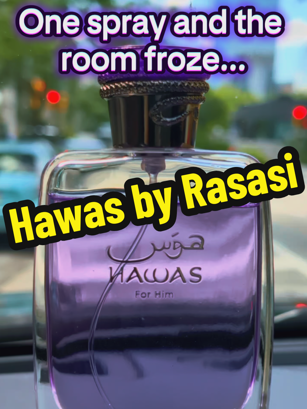 When the room pauses that's when you know... #hawas #fragrancetiktok #tiktokshop #rasasi #perfumetiktok 