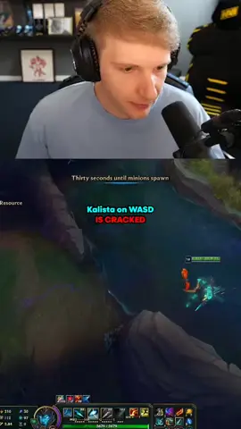 Kalista with WASD IS CRACKED #leagueoflegends #leaguetiktok #leaguetok #fyp #jankos 