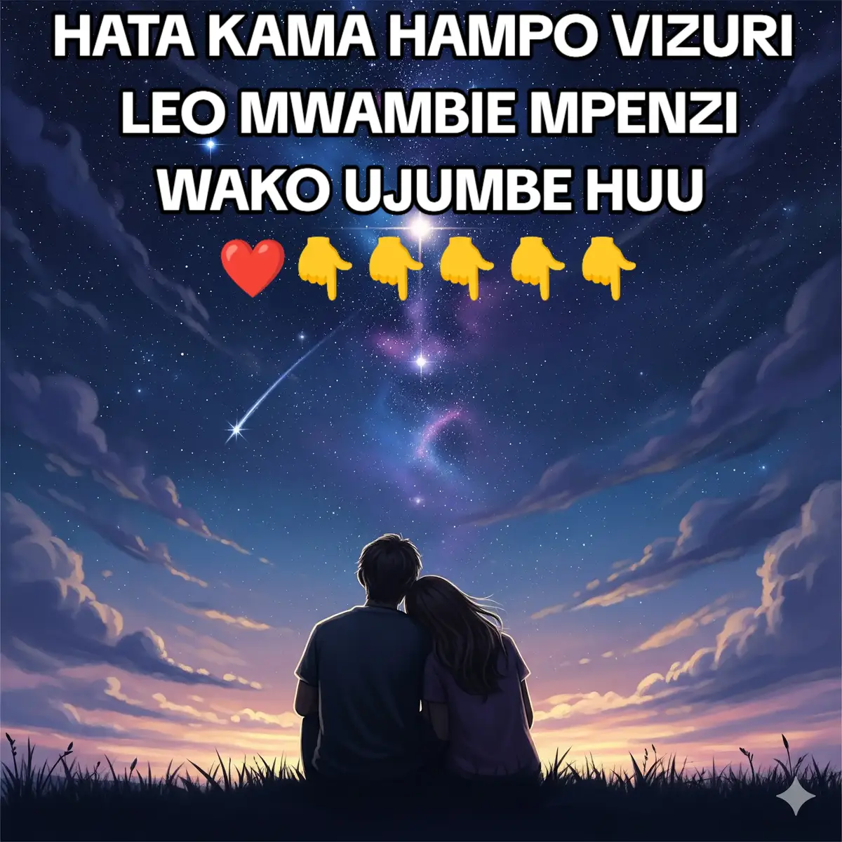 Mpenzi wangu, Nakumbuka siku ya kwanza tulipo kutana, na jinsi ulivyonivutia mara moja. Kulikuwa na kitu maalum juu yako, na kadiri nilivyokufahamu, ndivyo nilivyozidi kupenda tabasamu lako, kicheko chako, na roho yako yenye fadhili. Umenifundisha maana ya upendo usio na masharti, na ninathamini kila wakati tunaotumia pamoja. Kuna nyakati ambazo maisha yanaweza kuwa magumu, lakini uwepo wako pekee unatosha kunipa nguvu na matumaini. Wewe ni mwamba wangu, kimbilio langu, na rafiki yangu mkuu. Unanielewa bila hata kusema neno, na unanishangilia katika kila hatua ninayopiga. Uwepo wako maishani mwangu umeyafanya kuwa bora zaidi. Kila ninapotazama nyota usiku, ninakufikiria wewe. Ninaota ndoto zetu za baadaye na jinsi tutakavyojenga maisha pamoja, yaliyojaa furaha, upendo, na amani. Kila siku mpya ni fursa ya kukupenda zaidi na kukujali zaidi. Moyo wangu ni wako, na nina furaha tele kuwa na wewe. Katika upendo wako, nimepata nyumbani. Nimepata mahali ambapo ninaweza kuwa mimi mwenyewe, bila hofu au hukumu. Asante kwa kunikubali jinsi nilivyo na kwa kunipenda bila kujali kasoro zangu. Wewe ni zawadi kubwa katika maisha yangu, na upendo wako ni baraka. Ninakuahidi upendo wangu usiobadilika, heshima, na uaminifu. Nitakuwa hapa kwa ajili yako katika nyakati nzuri na mbaya. Upendo wetu ni hadithi ninayoipenda zaidi. Ninakupenda zaidi ya maneno yanavyoweza kueleza.