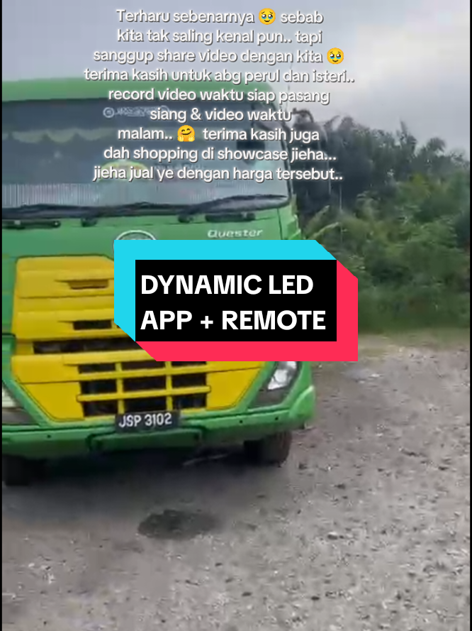 Alhamdulillah.. terima kasih banyak kat abg ni sebab sudi record video lampu mata viral ni untuk saya 🥹 walaupun tak kenal, tetap support 🙌🔥