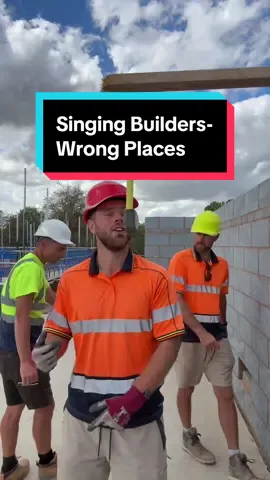 Paul really got into this with his dance at the end! 🕺 #wrongplaces #singingbuilders #joshuabaraka 