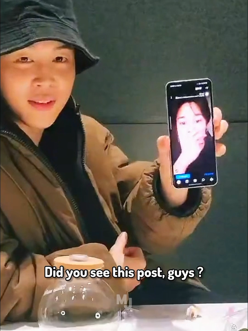 When Jimin did this specific video 😂 #bts #bangtan #jimin #weverse #live 