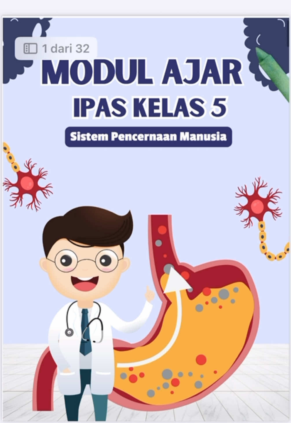 Modul Ajar Deep Learning atau pembelajaran mendalam menggunakan CP terbaru no 46 2025. Modul mapel IPAS Kelas 5 