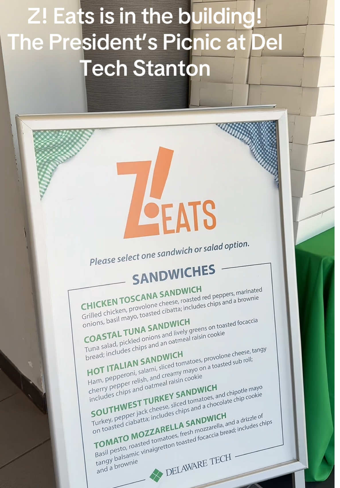 Z!Eats catering the President’s picnic at Del Tech Stanton Campus. Tag me and tell me how you loved it!