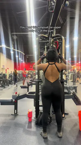 This workout jumpsuit had me feeling too good hitting my upper body exercises 😍 #w#workoutsetg#gymoutfitw#workoutoutfitw#workoutclothesc#cuteworkoutclothesS@Sports-Girl