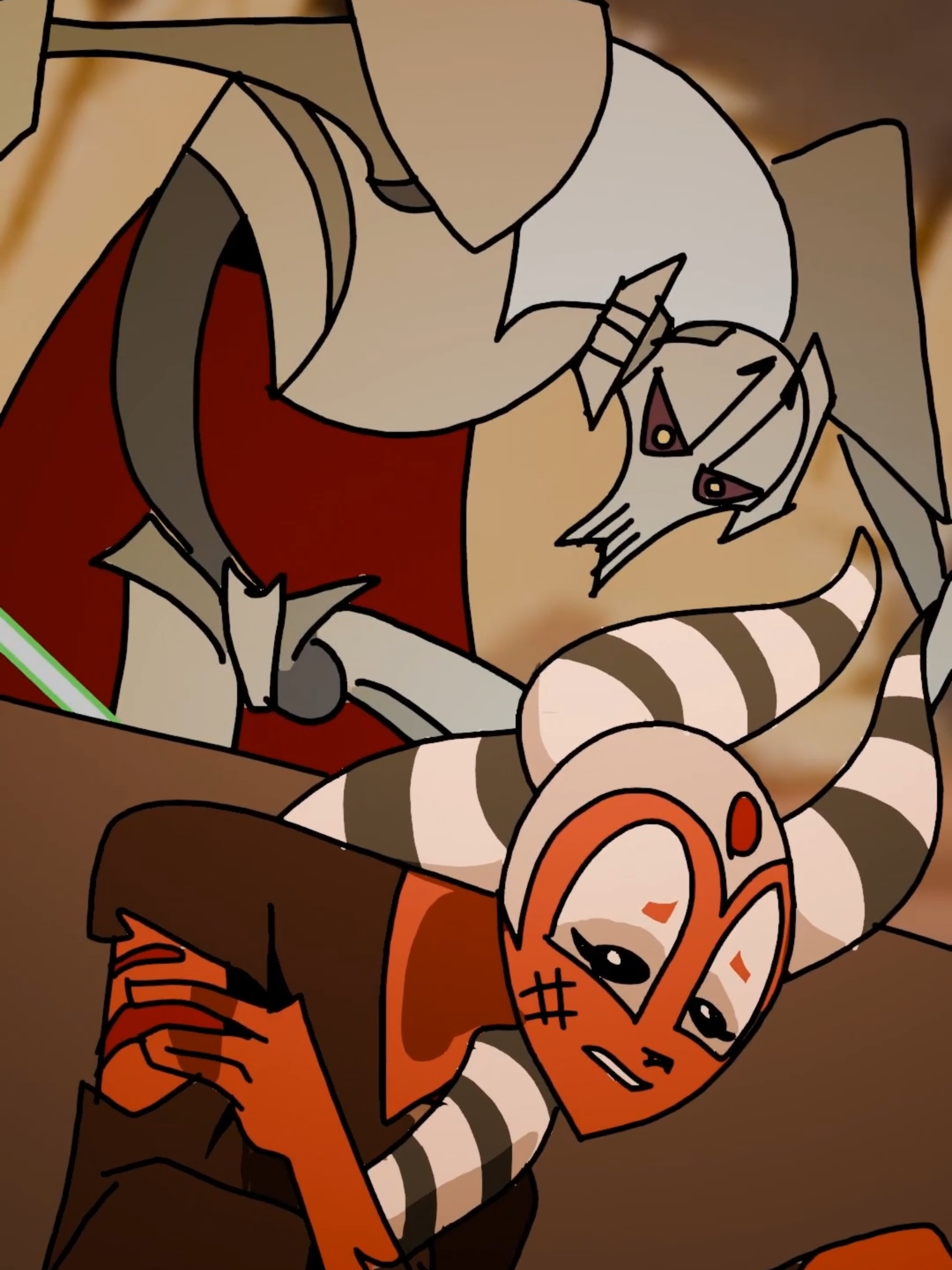 They nerfed him very hard... #clonewars  #starwars #starwarsmemes #animation #generalgrevious #clonewarsmemes  I'm not saying it's a worse show. CGI Clone Wars is the better of the two, narrative wise. But he does loose to grade schoolers.
