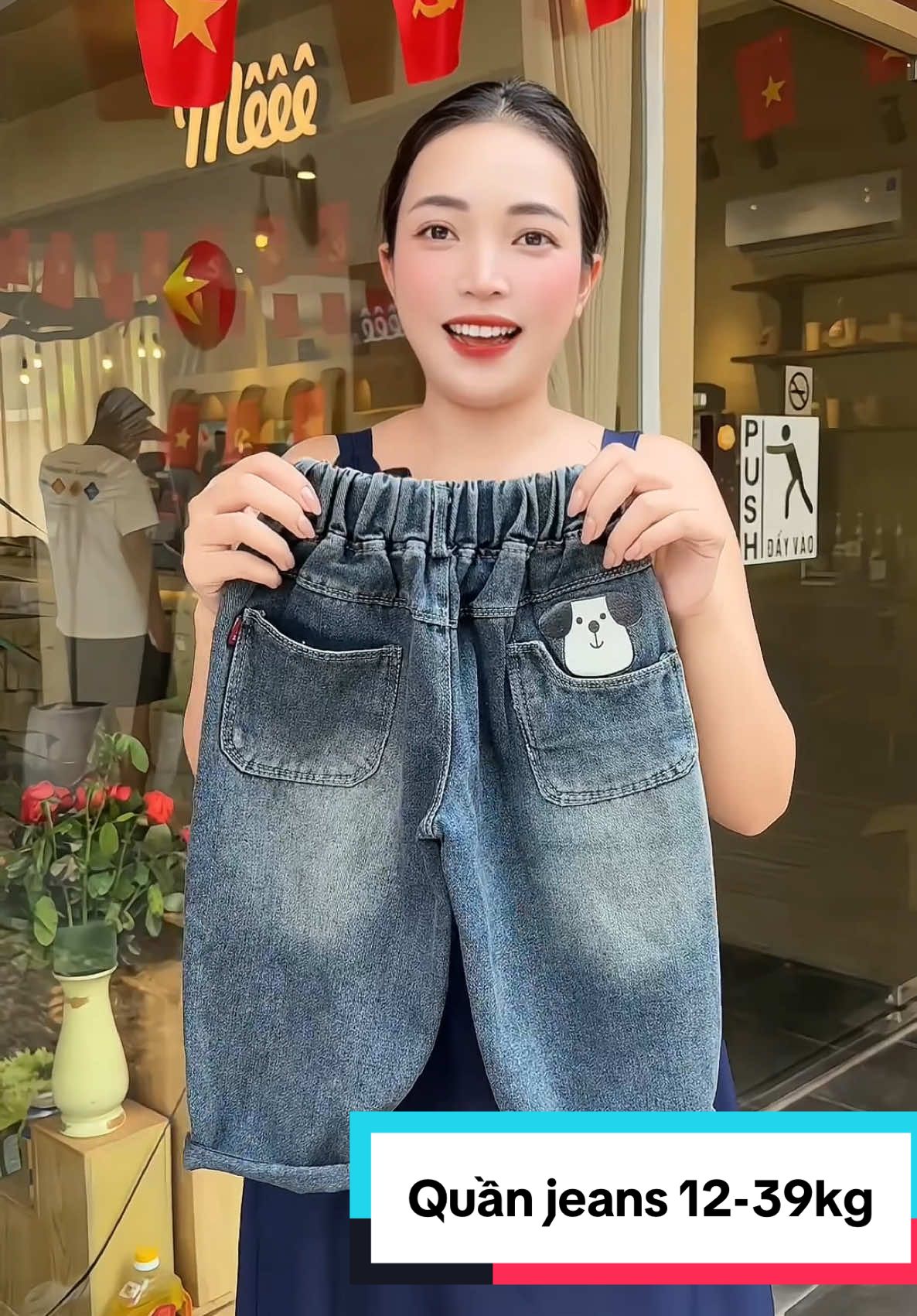 Quần jeans baggy cho bé #meminmax95 #quanaotreem #quanjeantreem #quanbochobetrai #quanjeanchobe 