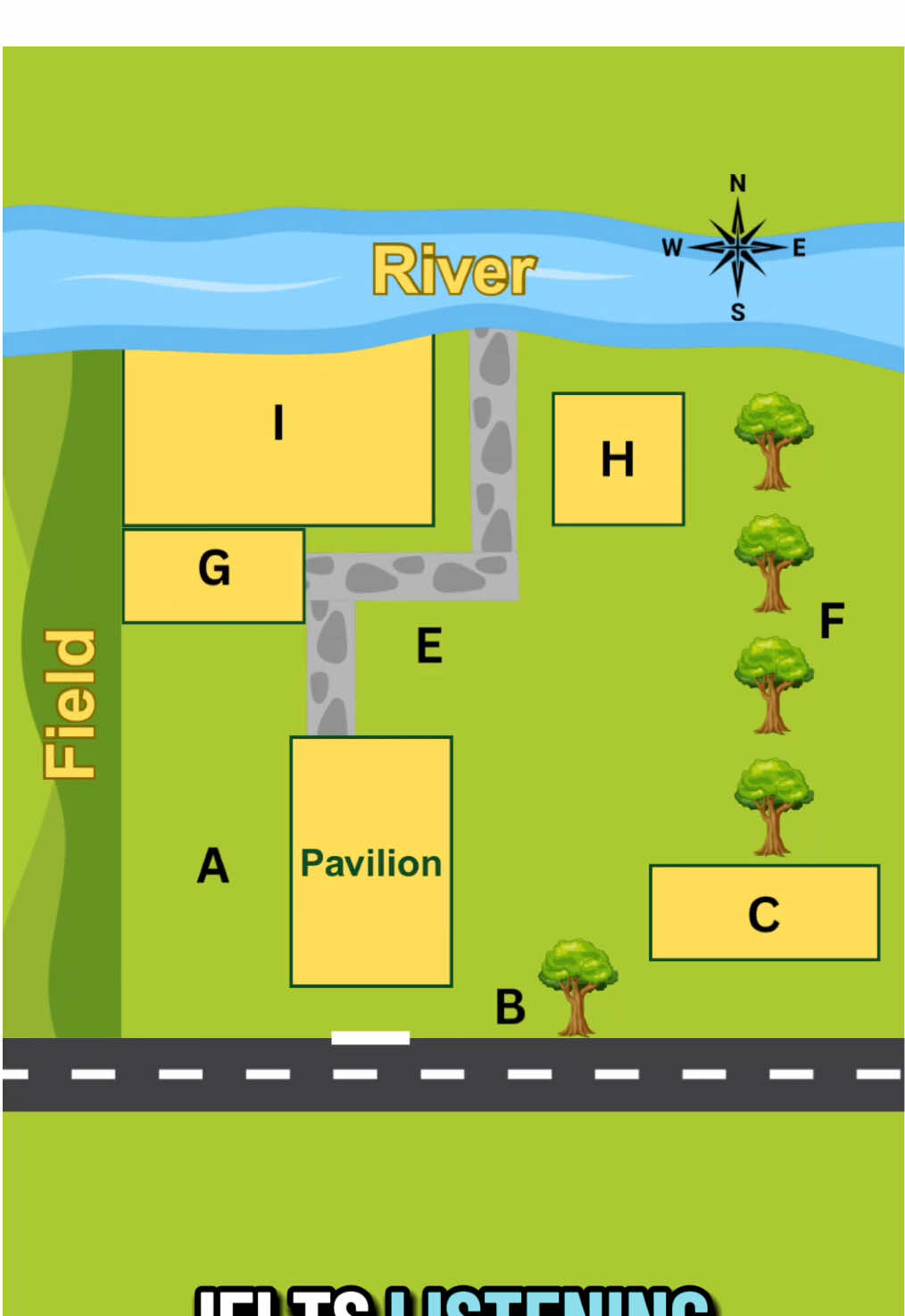 🎯 MAP Listening Challenge – Recreation Centre! 🎧 Can you follow the clues and find the right place? This time you're locating the Recreation Centre 🏫 — but you’ll need to listen carefully… Think you’ve got it? 👇 Drop your answer in the comments before we reveal it! #ielts #ieltslistening #mapchallenge #ieltslisteningtips  @English BUFF 
