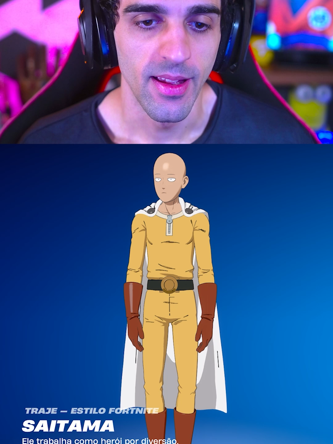 Fortnite x One-Punch Man: Coleção completa! #fortnite #fortniteclips #fortnitebr #onepunchman #saitama