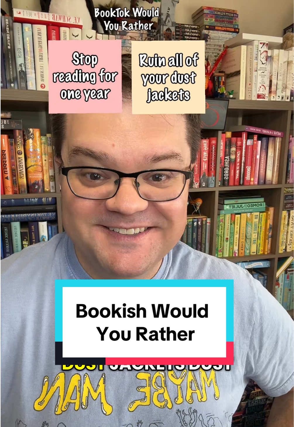 Do we agree or disagree on these?? #BookTok #books #wouldyourather #bookish #reading 