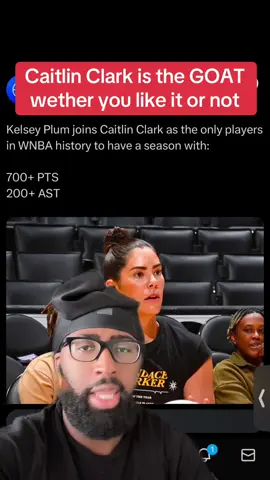 Caitlin Clark is the goat whether you like it or not! #WNBA #wbb #caitlinclark #indianafever #womensbasketball 