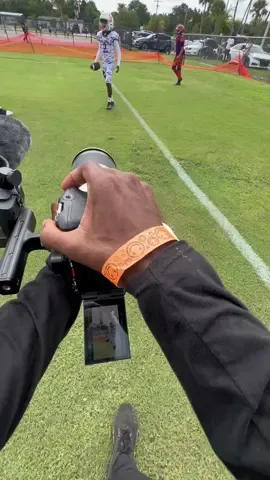 Day in the life: locked focus, perfect exposure, and caught the INT clean. ND filter on, shutter speed set for crisp motion. It's all about capturing the energy. The body control and athleticism on this play is very impressive at this age. 